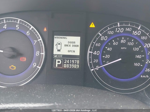 12577533 :رقم المزاد ، JN1AJ0HR0BM850360 vin ، 2011 Infiniti Ex35 Journey مزاد بيع