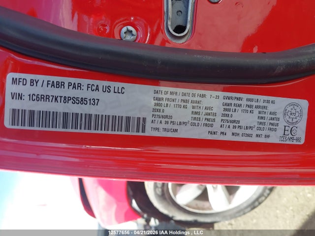 RAM 1500 Classic Tradesman 2023 1C6RR7KT8PS585137 Image 19