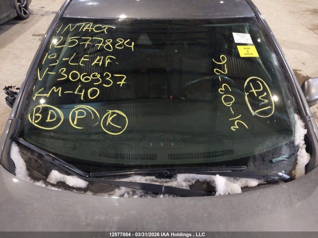 Продажа на аукционе авто 2019 Nissan Leaf, vin: 1N4AZ1CP9KC306937, номер лота: 12577884