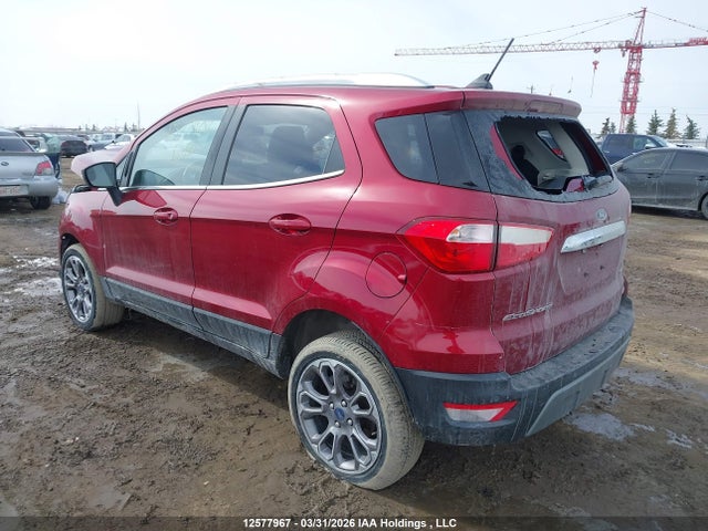 Aukcja sprzedaży 2019 Ford Ecosport Titanium, vin: MAJ6S3KL7KC291102, numer aukcji: 12577967