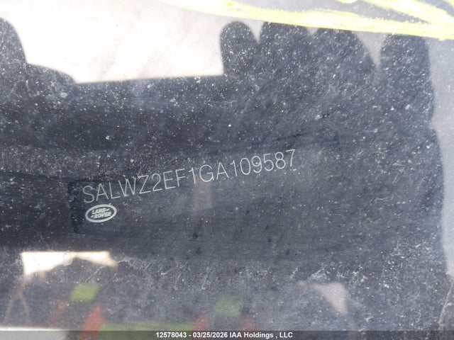 SALWZ2EF1GA109587 Land Rover Range Rover Sport V8 Supercharged
