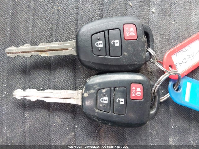 12578063 :رقم المزاد ، VNKKTUD39JA096595 vin ، 2018 Toyota Yaris L/le/se مزاد بيع