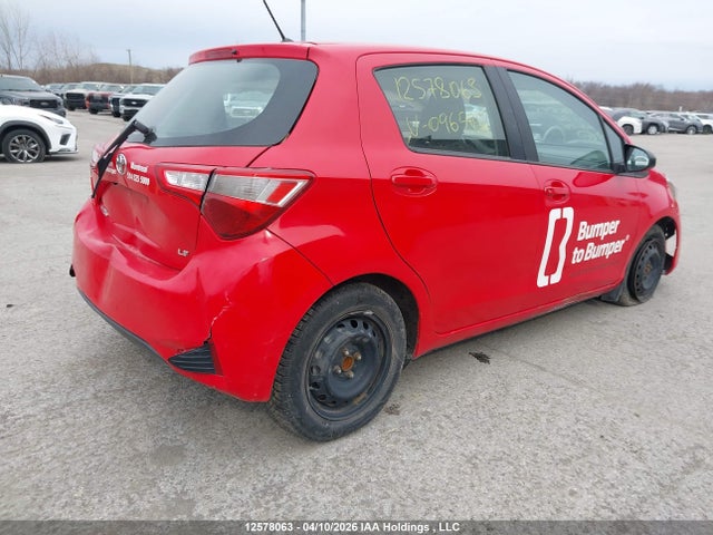 12578063 :رقم المزاد ، VNKKTUD39JA096595 vin ، 2018 Toyota Yaris L/le/se مزاد بيع