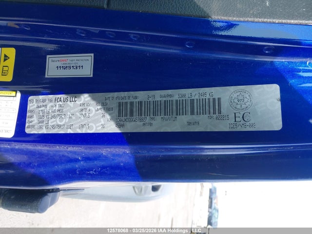 1C4HJXDG6KW578927 Jeep Wrangler Unlimited Sport