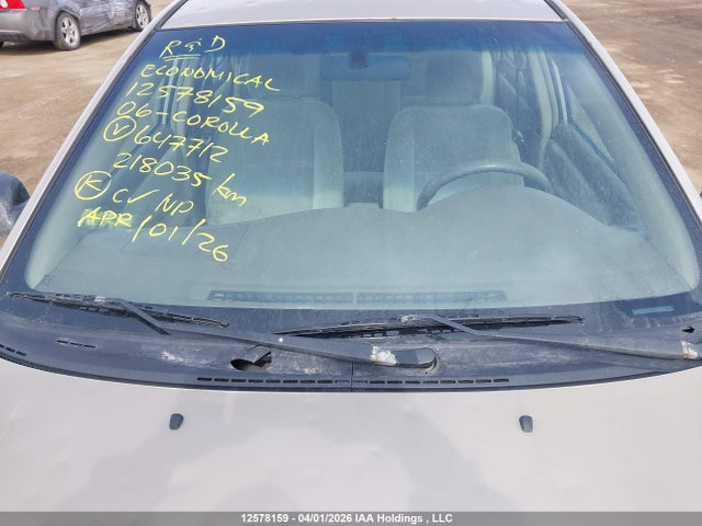 Aukcja sprzedaży 2006 Toyota Corolla Ce/le/sport, vin: 2T1BR32E36C647712, numer aukcji: 12578159