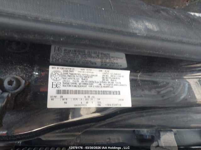 2013 Ford Focus St St მანქანა იყიდება აუქციონზე, vin: 1FADP3L94DL206070, აუქციონის ნომერი: 12578176