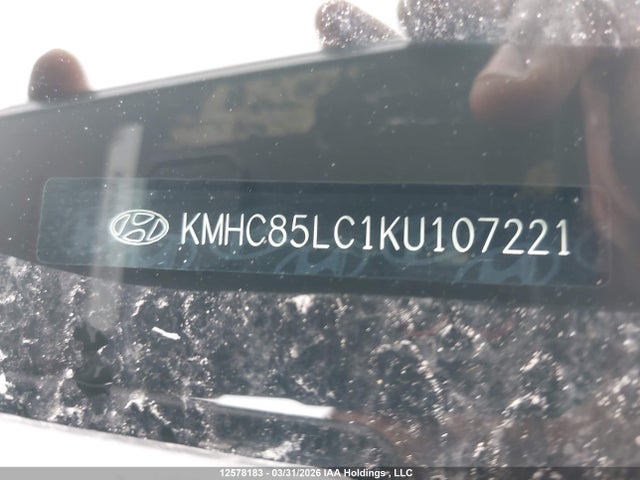 KMHC85LC1KU107221 Hyundai Ioniq Limited