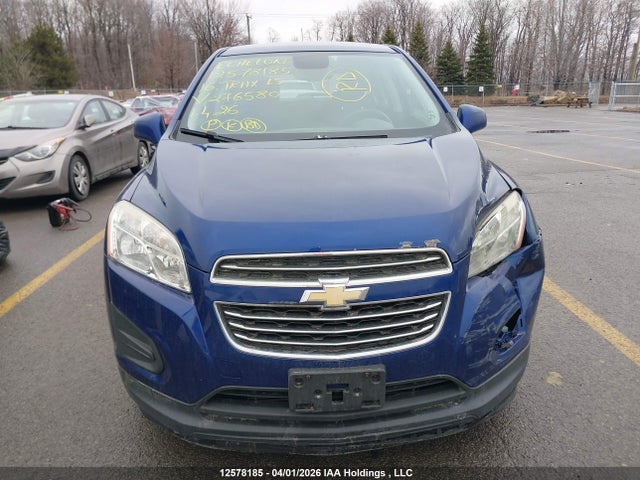 Продаж на аукціоні авто 2016 Chevrolet Trax Ls, vin: 3GNCJKSB6GL276580, номер лоту: 12578185
