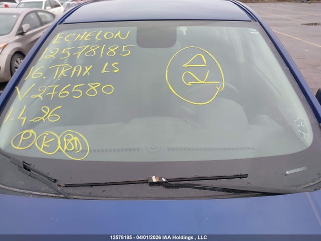 Продаж на аукціоні авто 2016 Chevrolet Trax Ls, vin: 3GNCJKSB6GL276580, номер лоту: 12578185