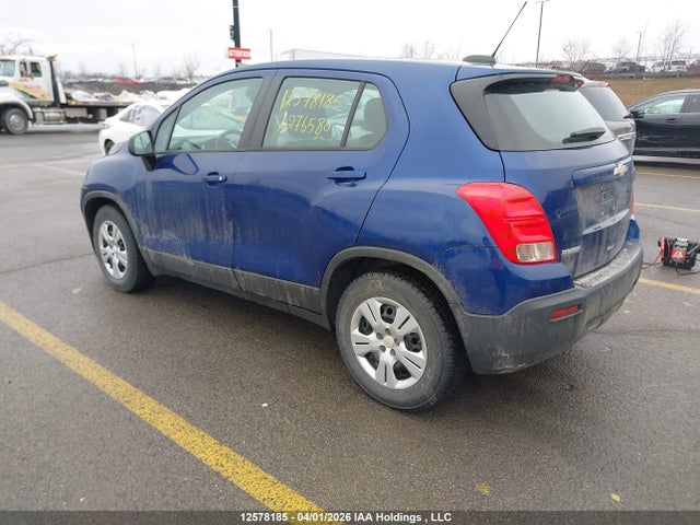Продаж на аукціоні авто 2016 Chevrolet Trax Ls, vin: 3GNCJKSB6GL276580, номер лоту: 12578185