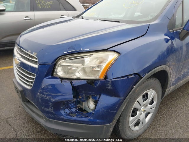 Продаж на аукціоні авто 2016 Chevrolet Trax Ls, vin: 3GNCJKSB6GL276580, номер лоту: 12578185