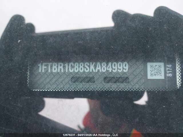 2025 Ford Transit T-250 მანქანა იყიდება აუქციონზე, vin: 1FTBR1C88SKA84999, აუქციონის ნომერი: 12578231