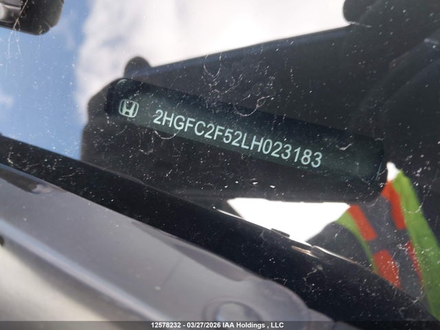 Honda Civic Lx 2020 2HGFC2F52LH023183 Image 18
