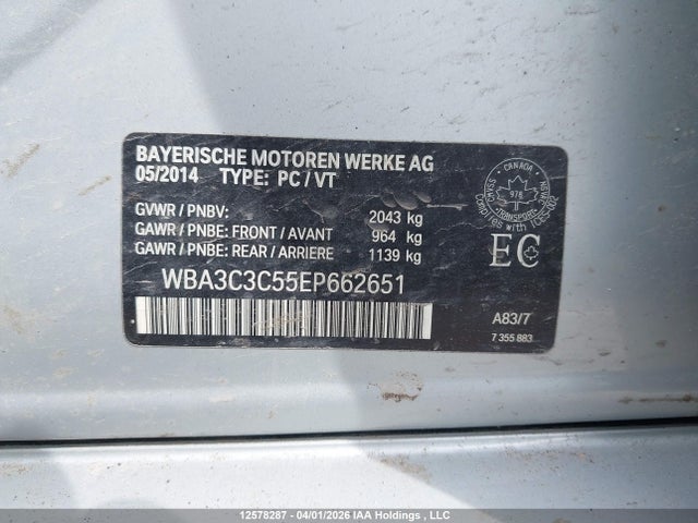 WBA3C3C55EP662651 BMW 320i Xdrive