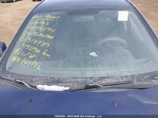 Aukcja sprzedaży 2008 Hyundai Elantra Gl/gls, vin: KMHDU45D48U317739, numer aukcji: 12578294