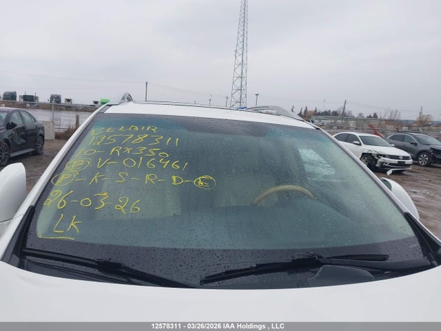 Aukcja sprzedaży 2010 Lexus Rx 350, vin: 2T2BK1BA2AC016461, numer aukcji: 12578311