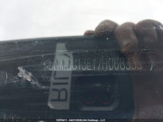 2007 Hyundai Santa Fe Gl V6 მანქანა იყიდება აუქციონზე, vin: 5NMSG13E17H068335, აუქციონის ნომერი: 12578411