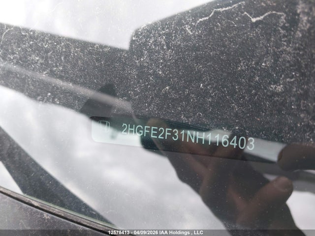 Продажа на аукционе авто 2022 Honda Civic, vin: 2HGFE2F31NH116403, номер лота: 12578413