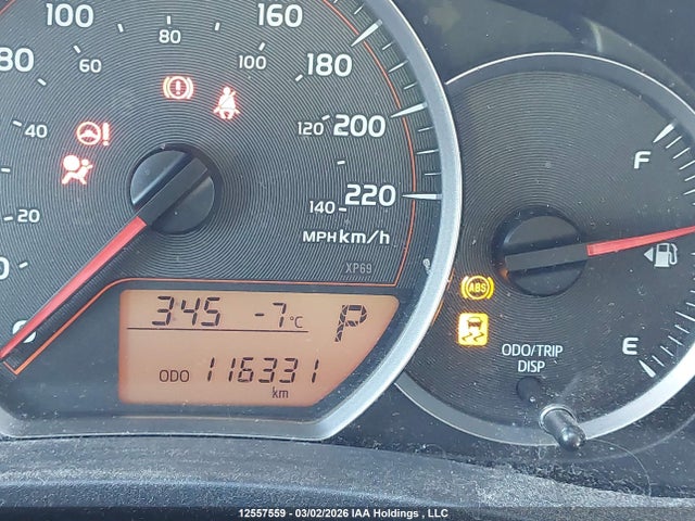 12557559 :رقم المزاد ، JTDKTUD37CD524321 vin ، 2012 Toyota Yaris Le مزاد بيع