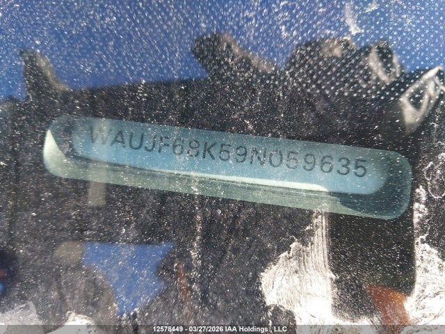 12578449 :رقم المزاد ، WAUJF68K59N059635 vin ، 2009 Audi A4 مزاد بيع