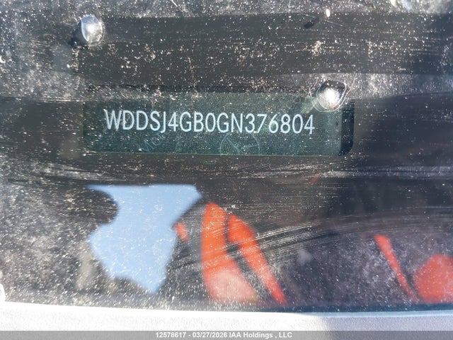 Aukcja sprzedaży 2016 Mercedes-benz Cla 250 4matic, vin: WDDSJ4GB0GN376804, numer aukcji: 12578617