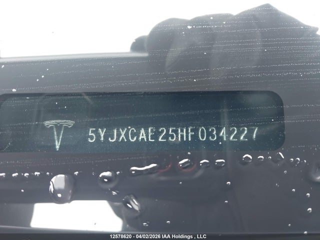 Aukcja sprzedaży 2017 Tesla Model X 100d/75d/90d, vin: 5YJXCAE25HF034227, numer aukcji: 12578620