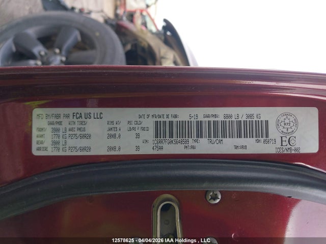 1C6RR7FG0KS648589 RAM 1500 Classic St