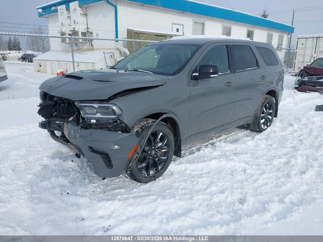 12578647 :رقم المزاد ، 1C4RDJDG5NC107236 vin ، 2022 Dodge Durango Gt مزاد بيع