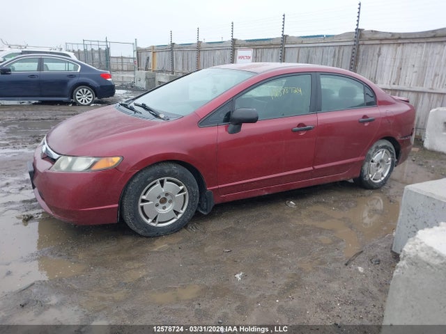 Aukcja sprzedaży 2008 Honda Civic Dx-g, vin: 2HGFA16488H010811, numer aukcji: 12578724