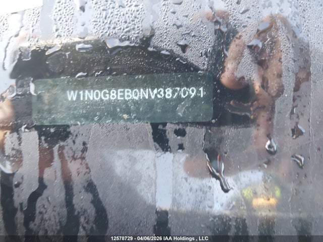 W1N0G8EB0NV387091 Mercedes-Benz Glc 300 4matic