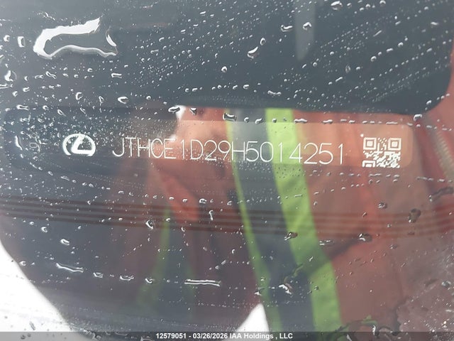 Auction sale of the 2017 Lexus Is 350, vin: JTHCE1D29H5014251, lot number: 12579051