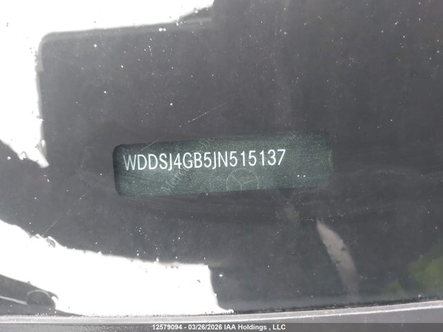WDDSJ4GB5JN515137 Mercedes-Benz CLA 250 4MATIC