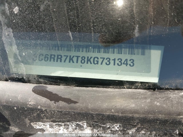 3C6RR7KT8KG731343 RAM 1500 Classic Tradesman
