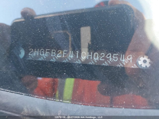 Продаж на аукціоні авто 2012 Honda Civic Lx, vin: 2HGFB2F41CH029549, номер лоту: 12579110
