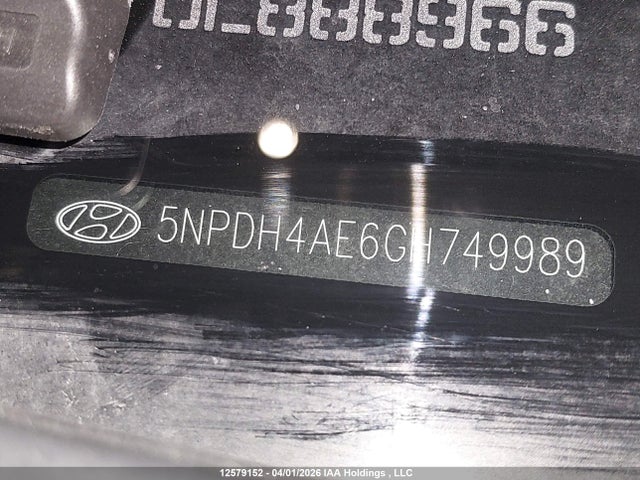 Продаж на аукціоні авто 2016 Hyundai Elantra, vin: 5NPDH4AE6GH749989, номер лоту: 12579152