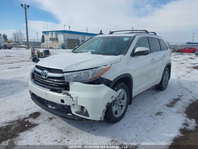 12579180 :رقم المزاد ، 5TDDKRFH5FS181356 vin ، 2015 Toyota Highlander Limited/ltd Platinum مزاد بيع