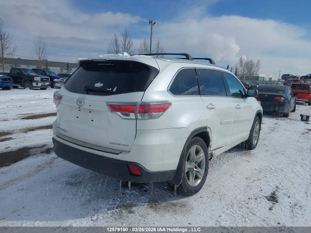 12579180 :رقم المزاد ، 5TDDKRFH5FS181356 vin ، 2015 Toyota Highlander Limited/ltd Platinum مزاد بيع