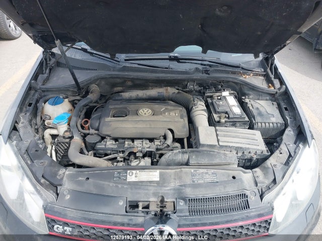 12579193 :رقم المزاد ، WVWFV7AJ6AW411848 vin ، 2010 Volkswagen Golf Gti 3-door مزاد بيع