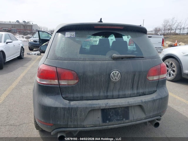 12579193 :رقم المزاد ، WVWFV7AJ6AW411848 vin ، 2010 Volkswagen Golf Gti 3-door مزاد بيع