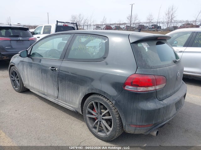 12579193 :رقم المزاد ، WVWFV7AJ6AW411848 vin ، 2010 Volkswagen Golf Gti 3-door مزاد بيع