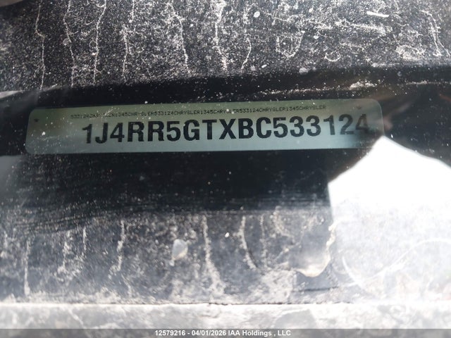 Продажа на аукционе авто 2011 Jeep Grand Cherokee Limited, vin: 1J4RR5GTXBC533124, номер лота: 12579216