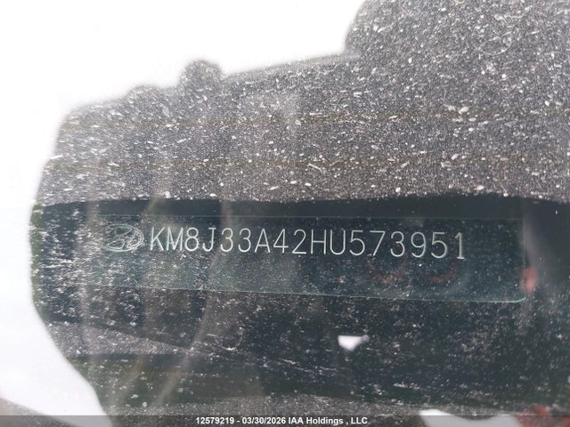 KM8J33A42HU573951 Hyundai Tucson Limited/sport And Eco/se