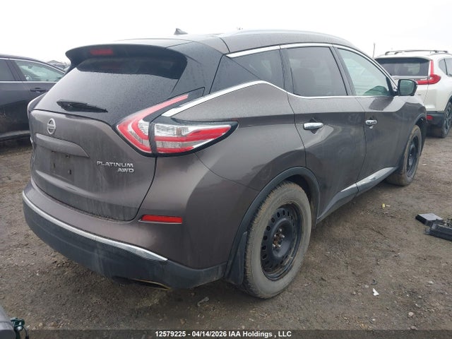 5N1AZ2MH3GN102181 Nissan Murano Platinum/sl/sv