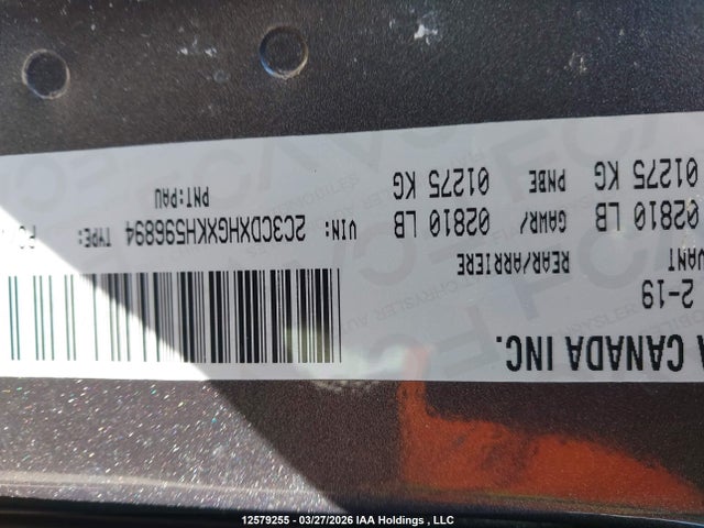 2C3CDXHGXKH596894 Dodge CHARGER GT