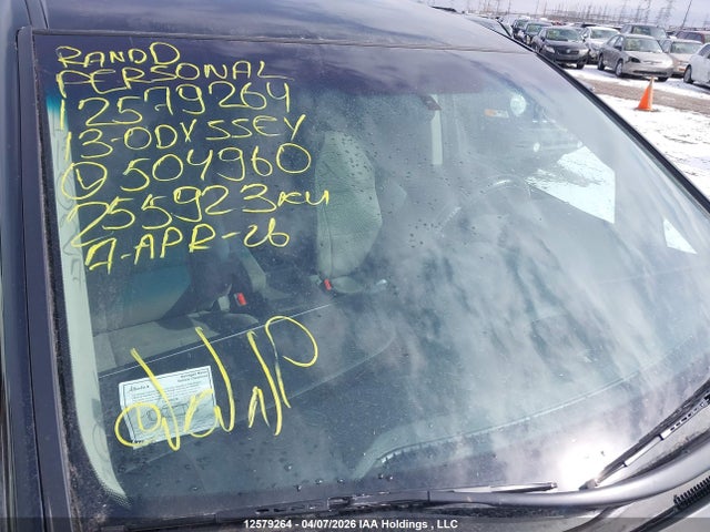 Aukcja sprzedaży 2013 Honda Odyssey Ex, vin: 5FNRL5H45DB504960, numer aukcji: 12579264
