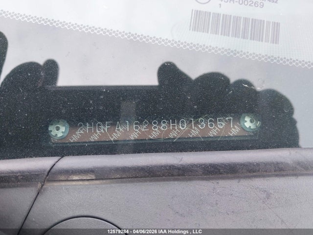 Продаж на аукціоні авто 2008 Honda Civic, vin: 2HGFA16288H013657, номер лоту: 12579284