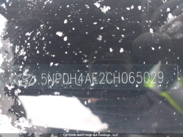 Aukcja sprzedaży 2012 Hyundai Elantra Gl, vin: 5NPDH4AE2CH065029, numer aukcji: 12579302