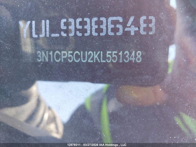 3N1CP5CU2KL551348 Nissan Kicks S/sr/sv