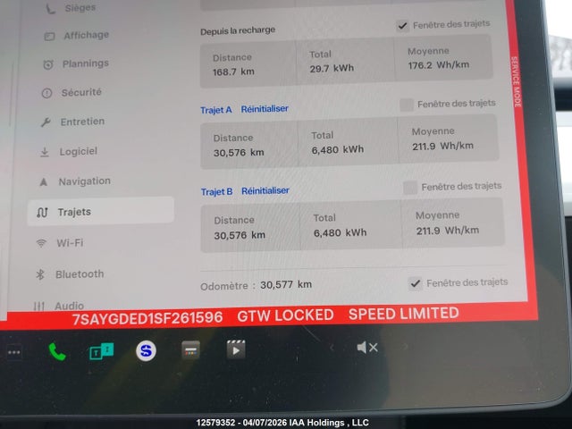 Aukcja sprzedaży 2025 Tesla Model Y Long Range, vin: 7SAYGDED1SF261596, numer aukcji: 12579352