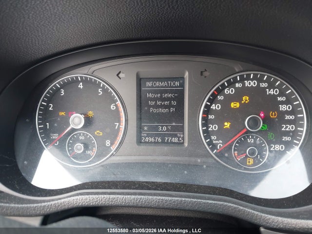 12553580 :رقم المزاد ، 1VWBM7A33EC104662 vin ، 2014 Volkswagen Passat 3.6l Comfortline مزاد بيع